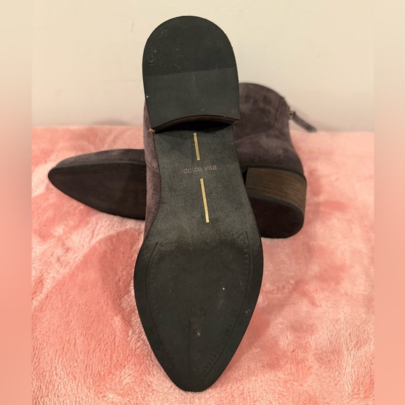 Dolce Vita Women's Cassius gray Suede ankle Booties/size 6 - Picture 9 of 11